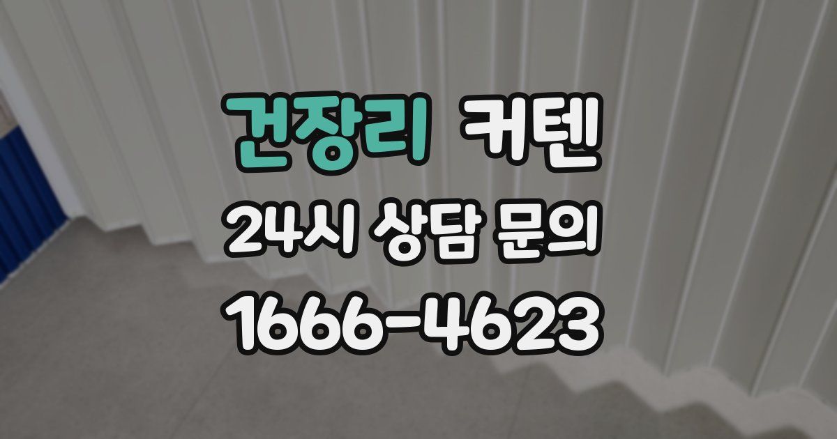 건장리 커텐