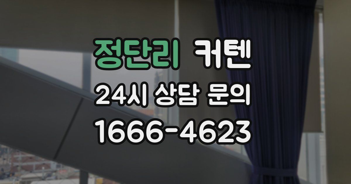 정단리 커텐