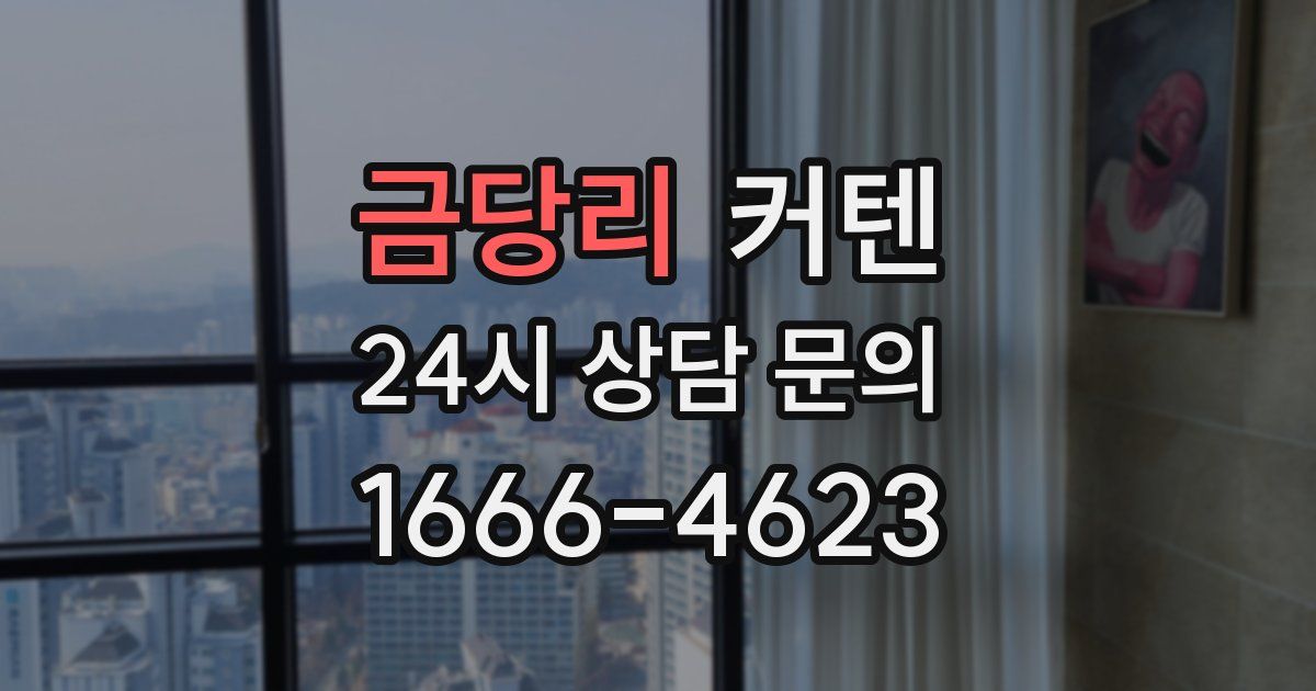 금당리 커텐