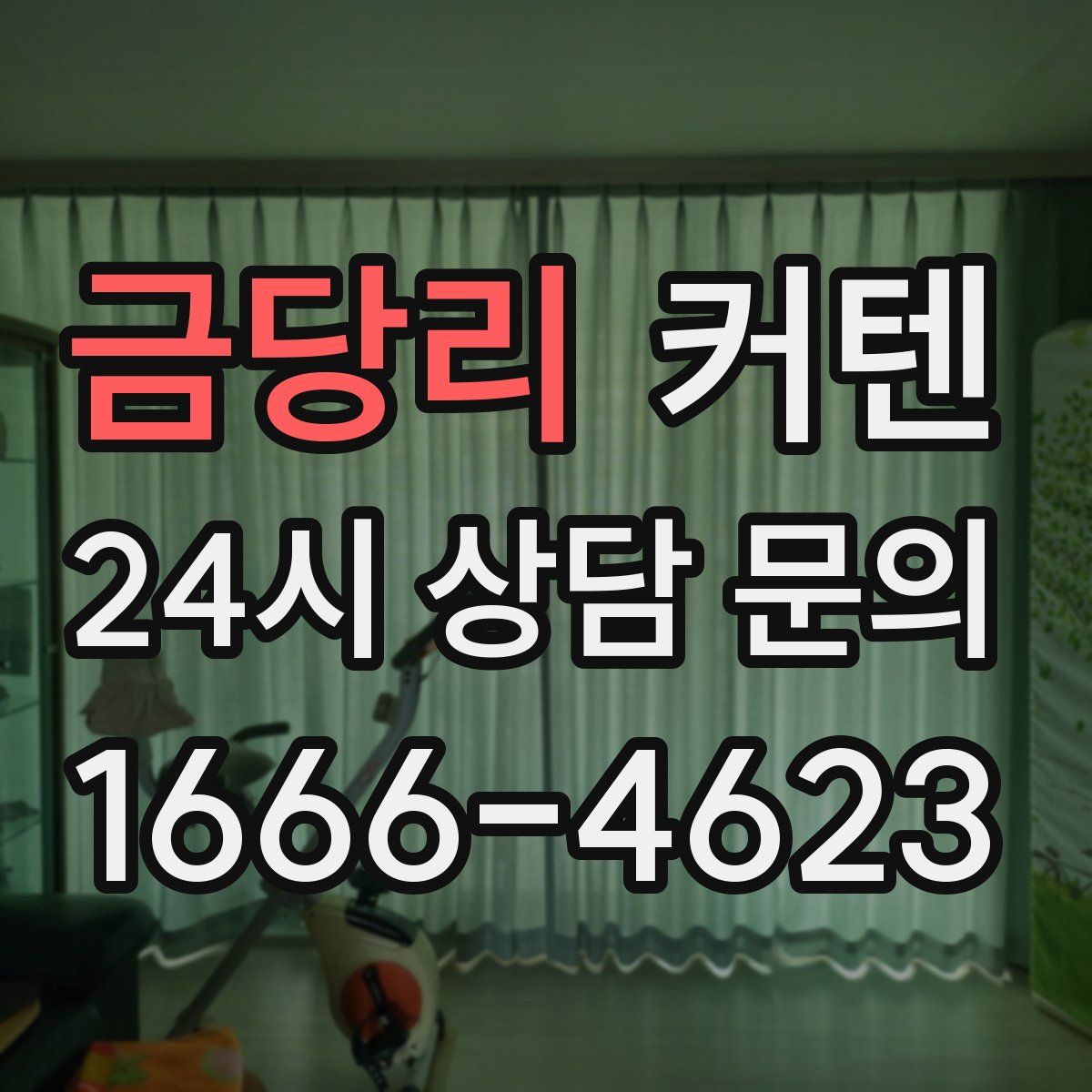 금당리 커텐