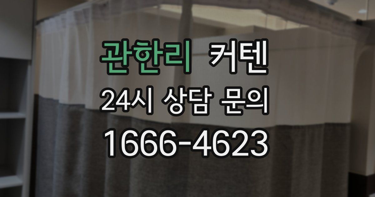 관한리 커텐