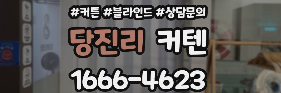 당진리 커텐
