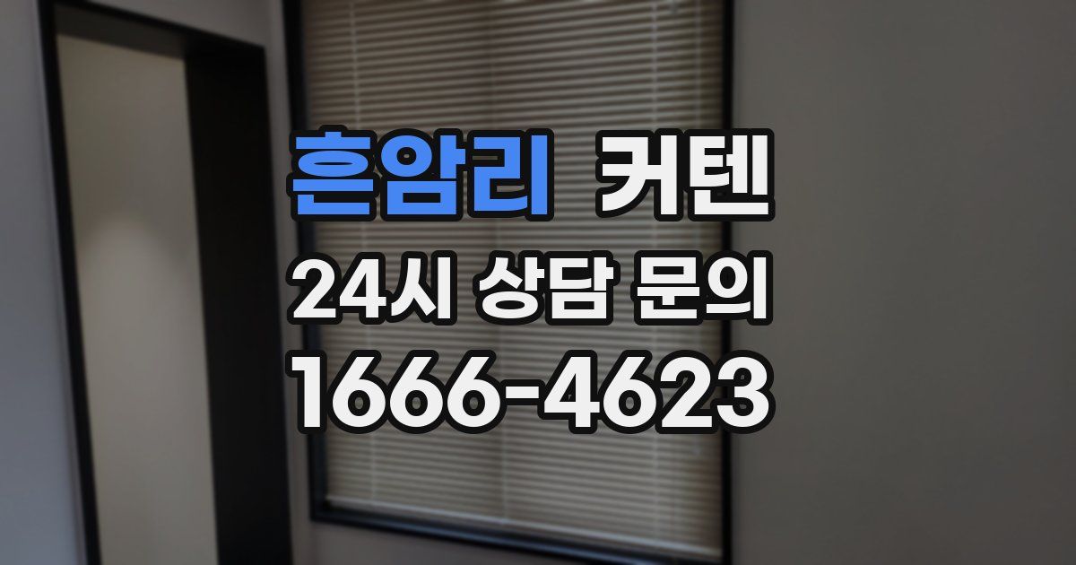 흔암리 커텐