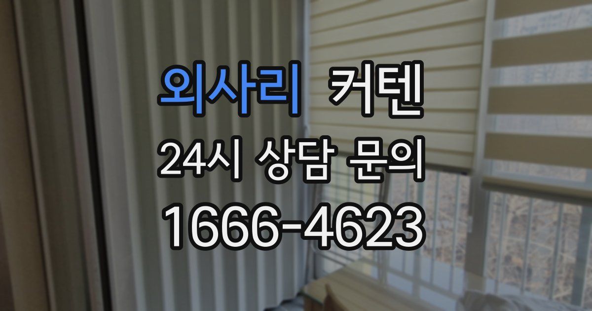 외사리 커텐
