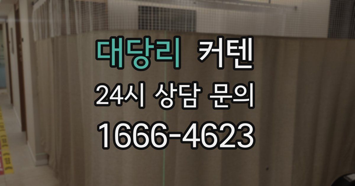 대당리 커텐