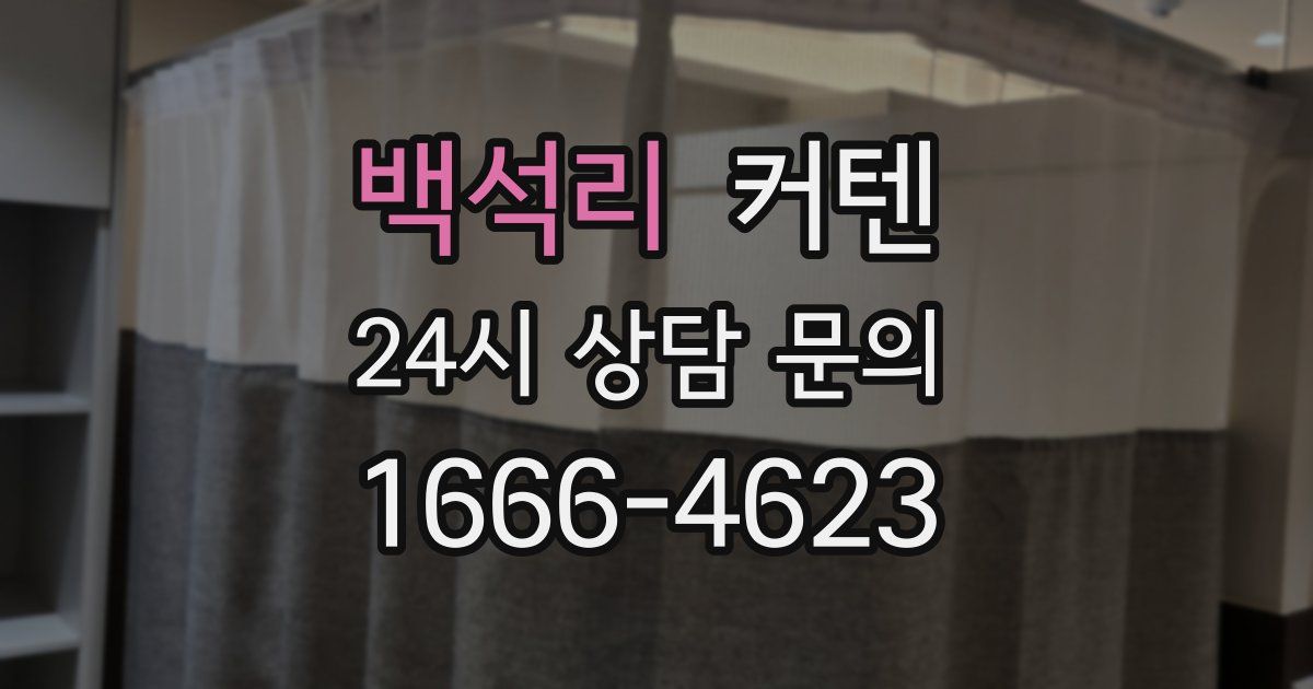백석리 커텐