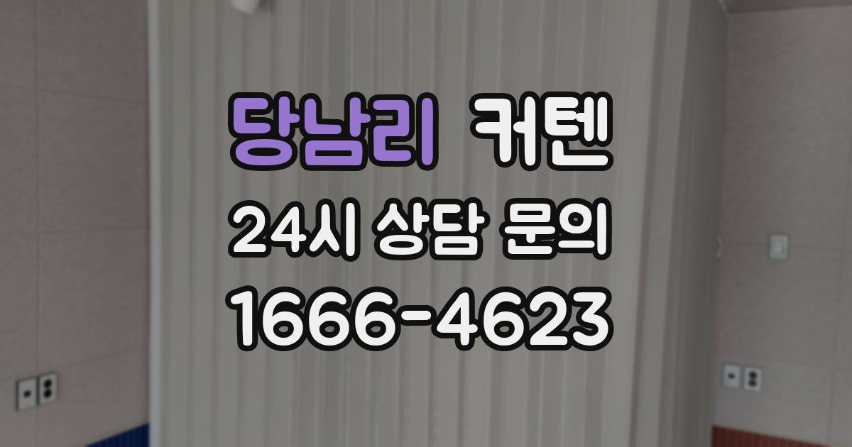 당남리 커텐