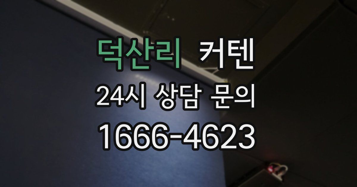 덕산리 커텐