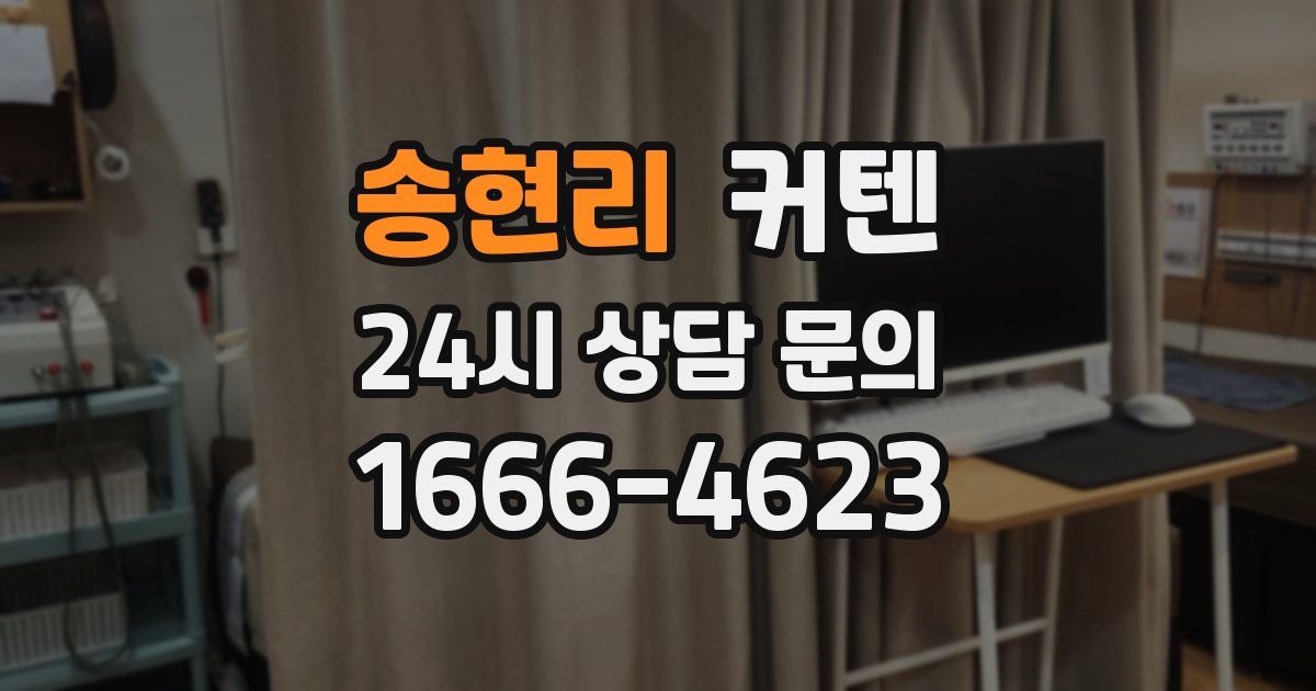 송현리 커텐