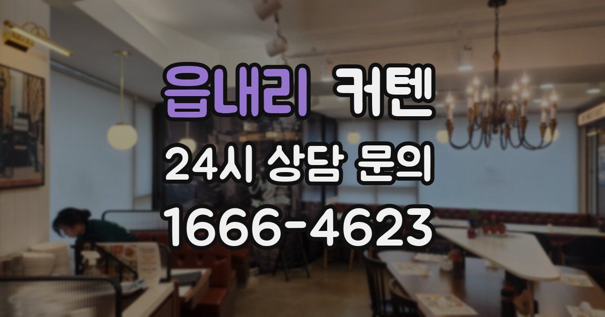 읍내리 커텐
