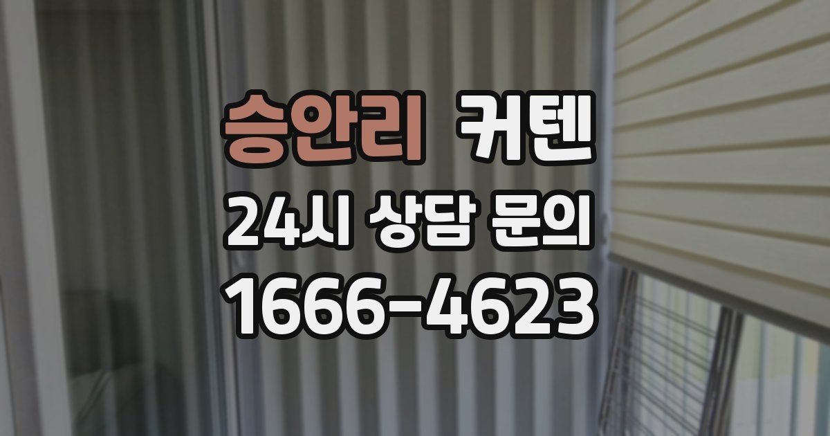 승안리 커텐