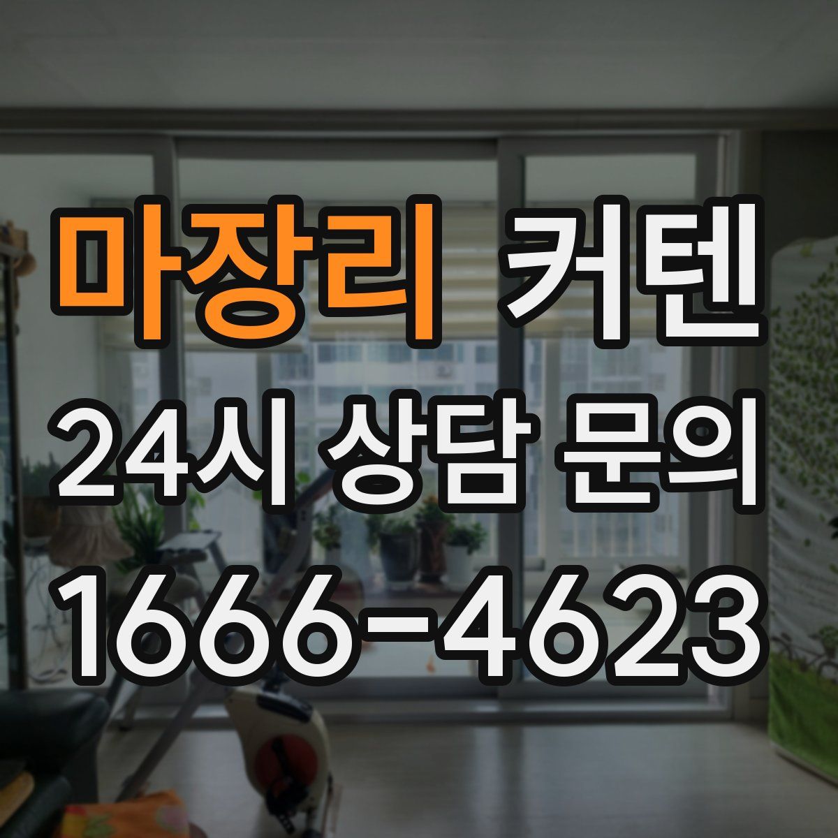 마장리 커텐