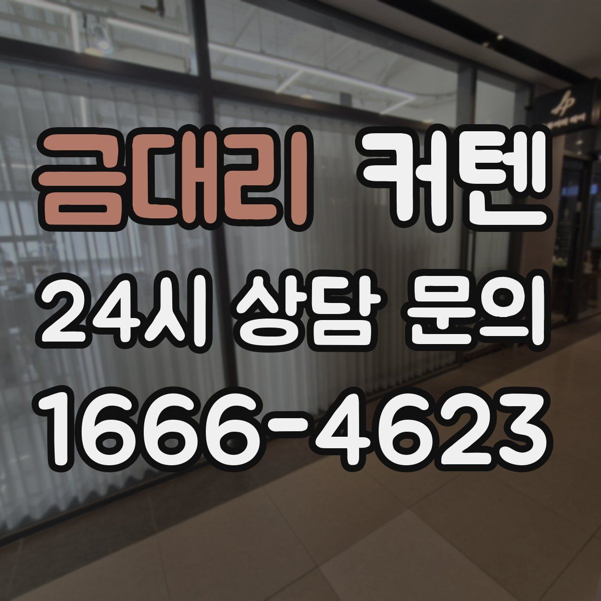 금대리 커텐