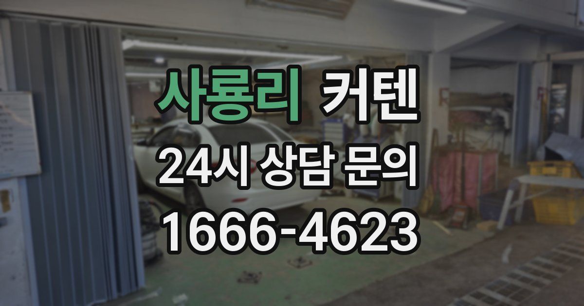 사룡리 커텐