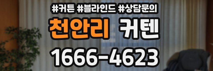 천안리 커텐