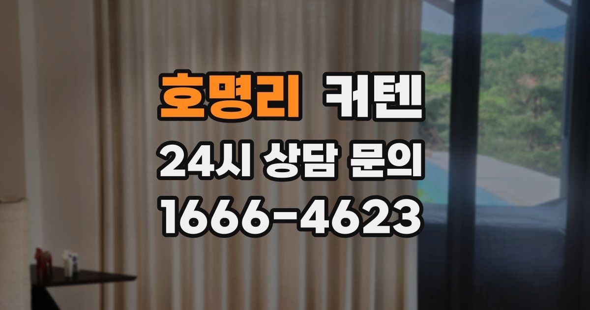 호명리 커텐