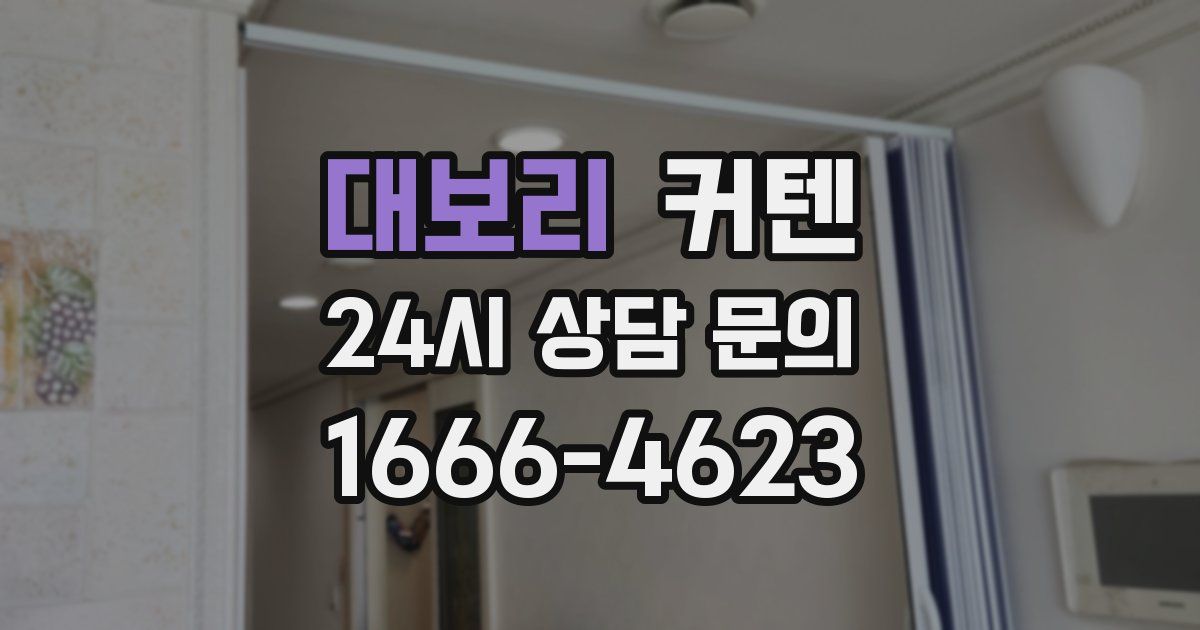 대보리 커텐