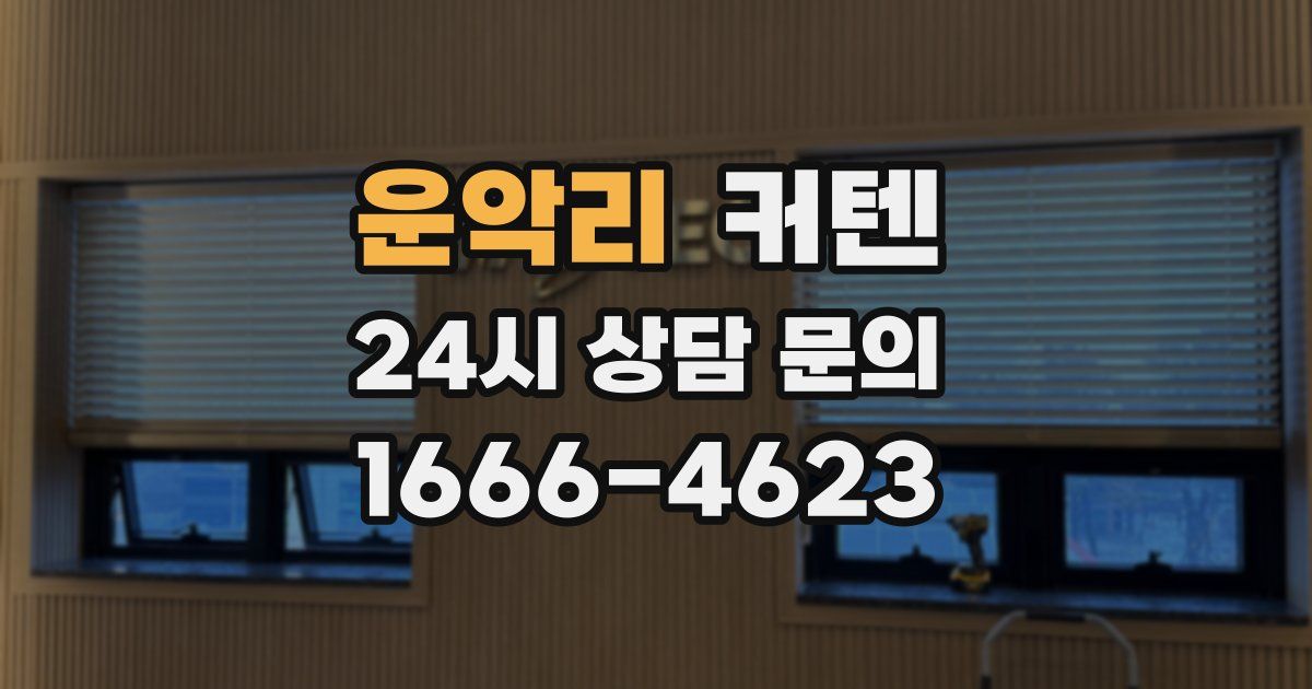 운악리 커텐