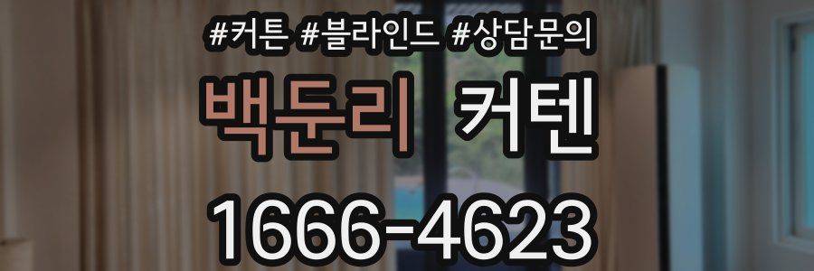 백둔리 커텐