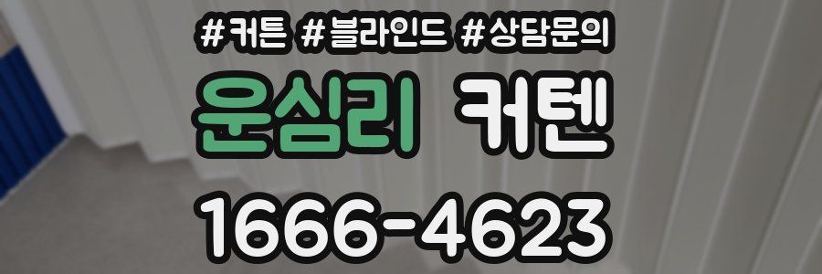운심리 커텐