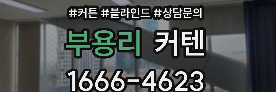 부용리 커텐
