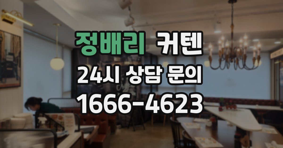 정배리 커텐