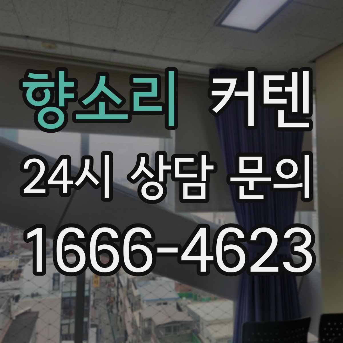 향소리 커텐