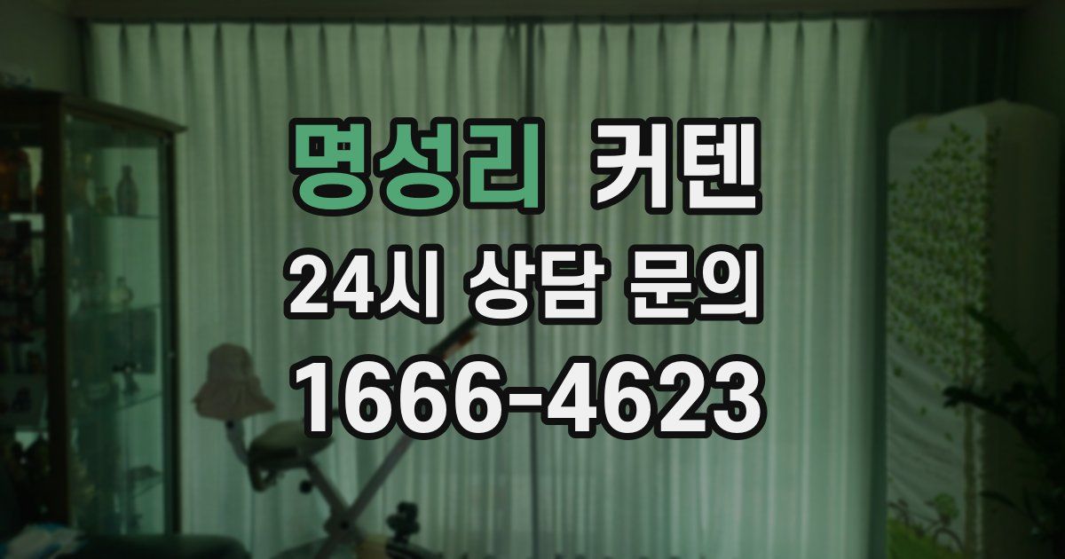 명성리 커텐