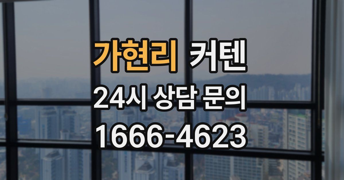 가현리 커텐