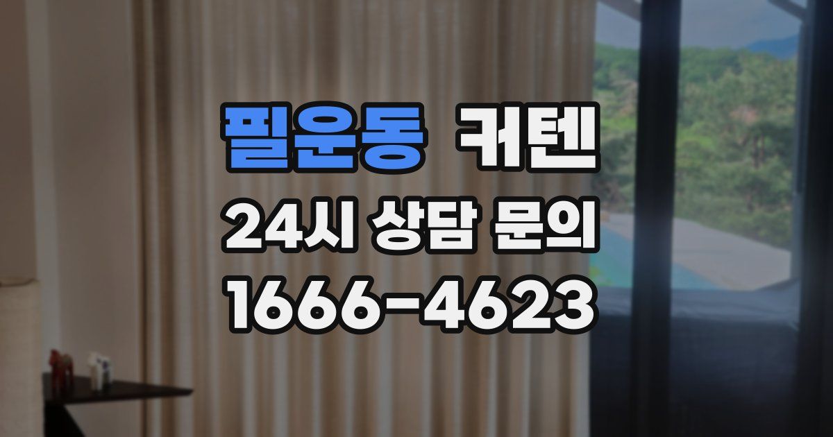 필운동 커텐