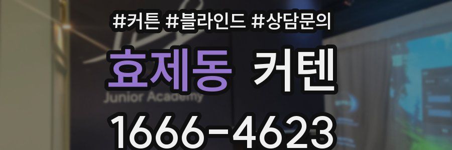 효제동 커텐