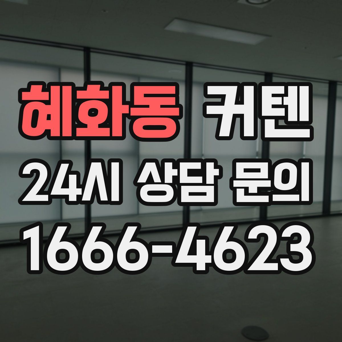 혜화동 커텐