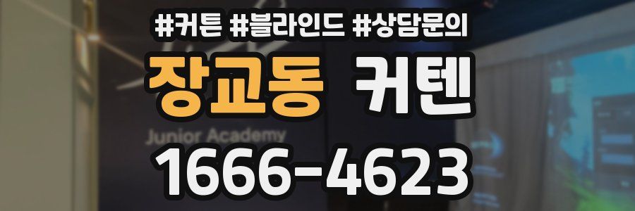 장교동 커텐