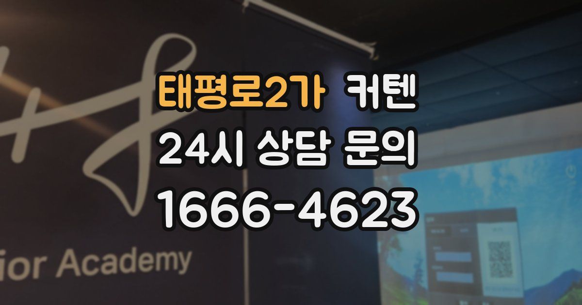 태평로2가 커텐