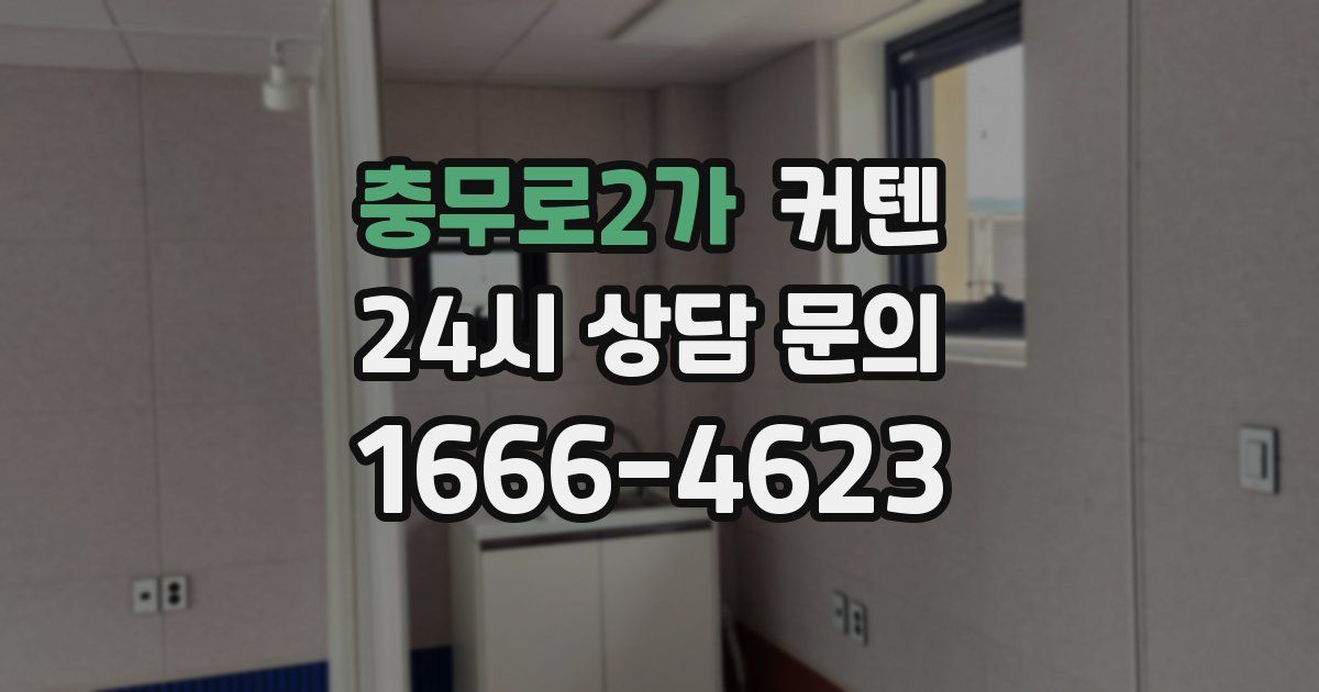충무로2가 커텐