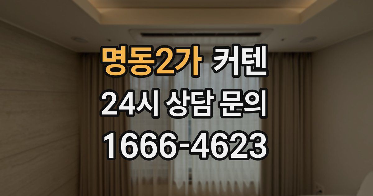 명동2가 커텐