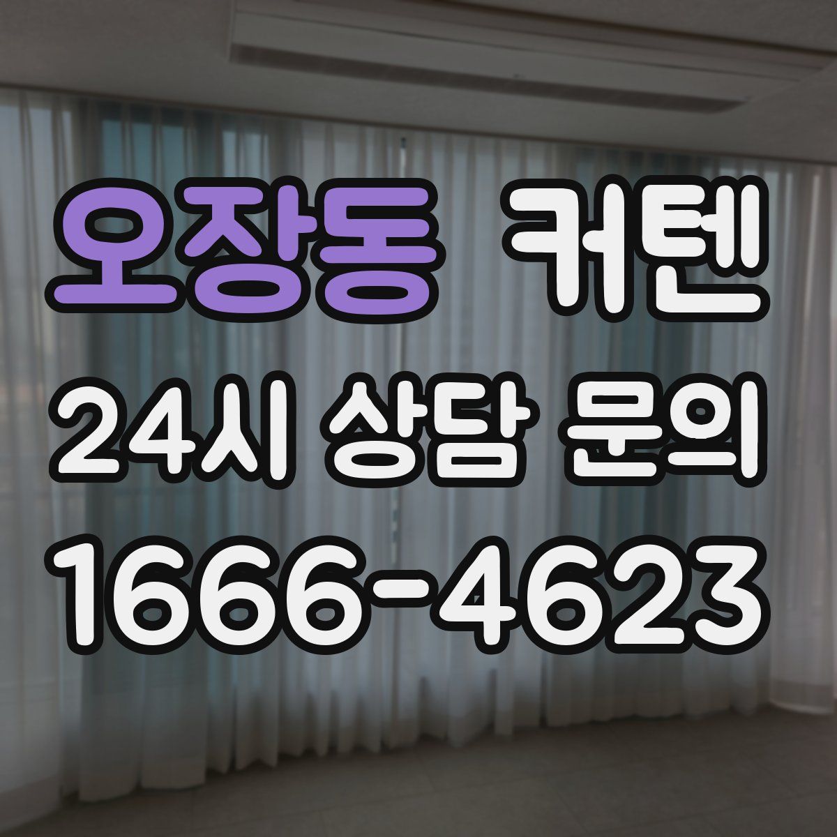 오장동 커텐