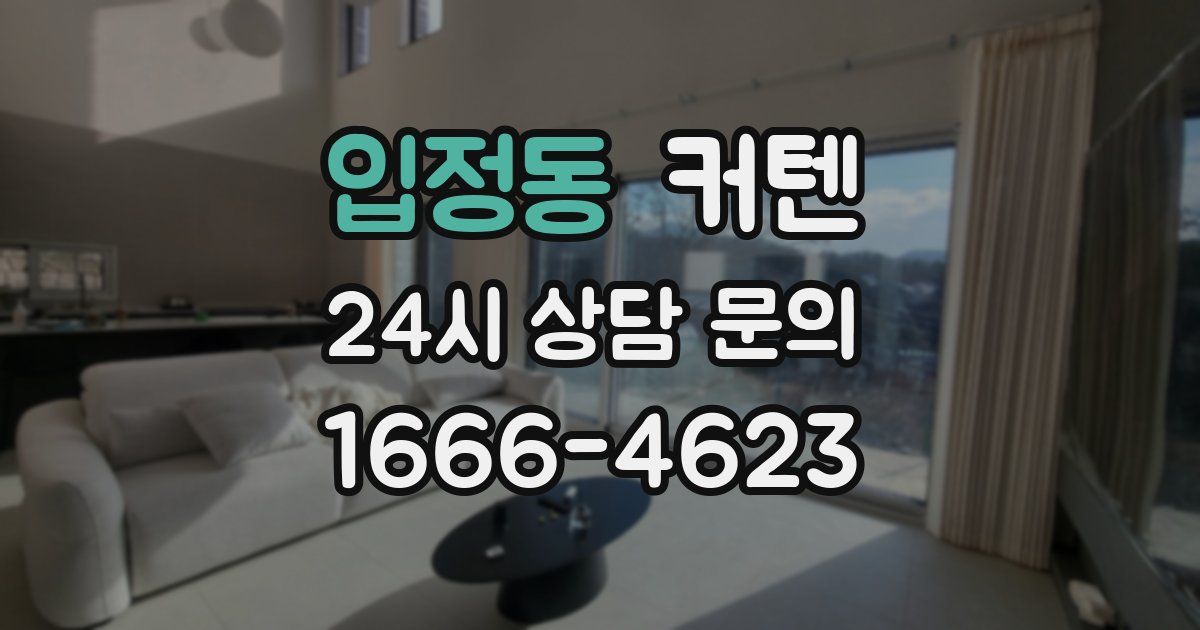 입정동 커텐