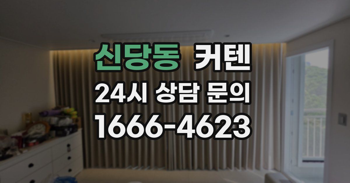 신당동 커텐
