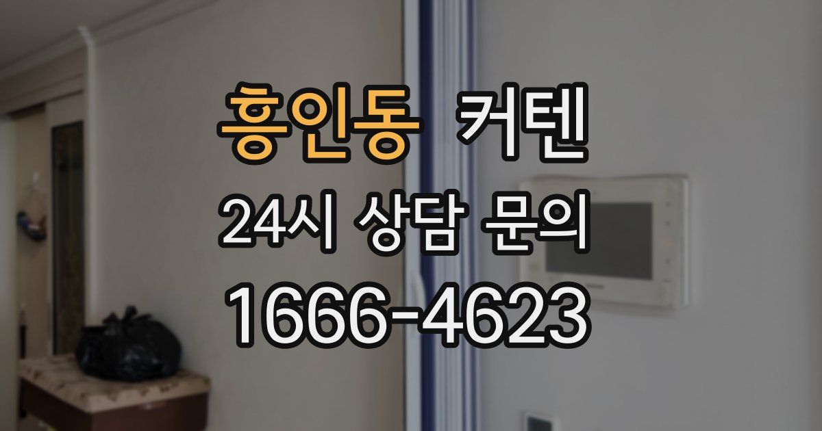 흥인동 커텐