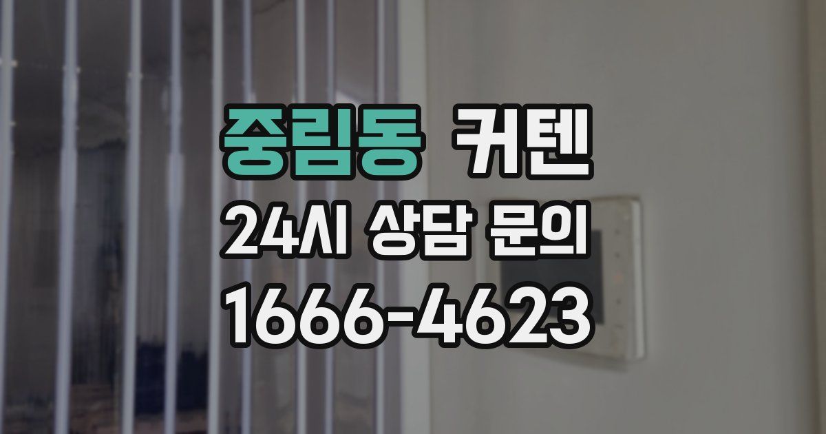 중림동 커텐
