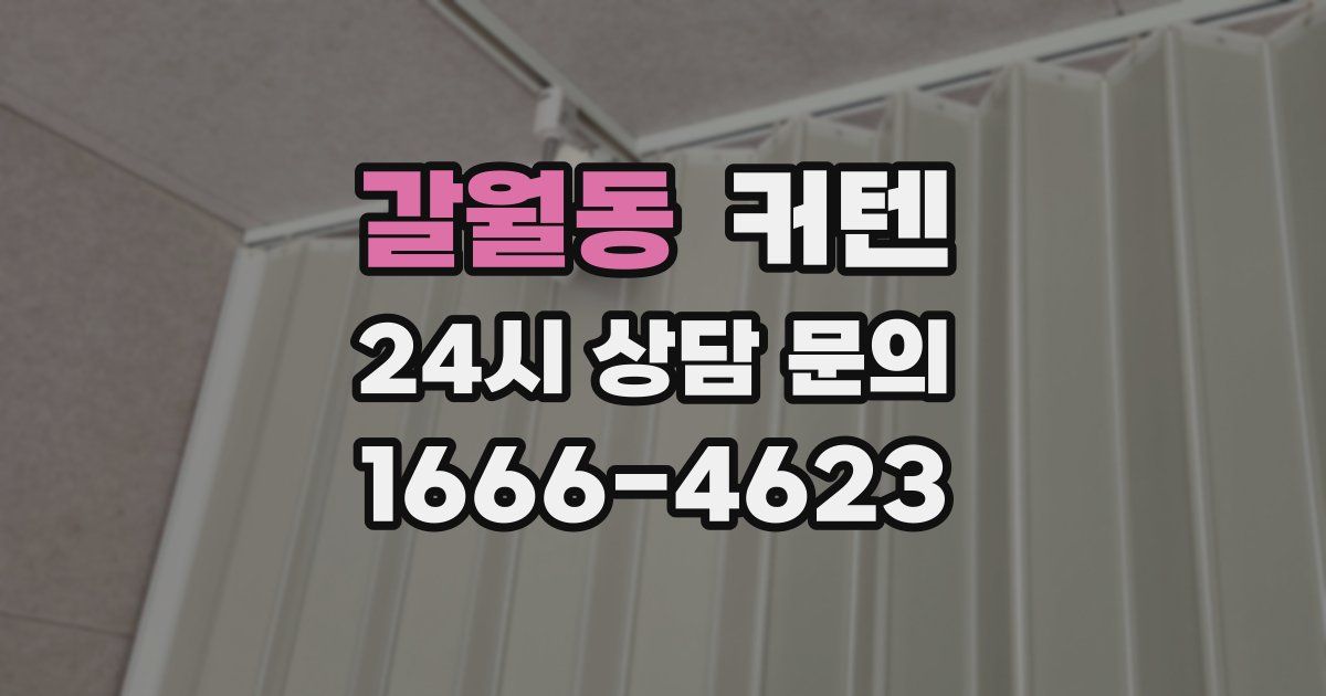 갈월동 커텐