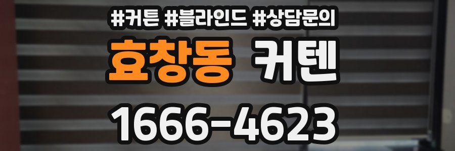 효창동 커텐