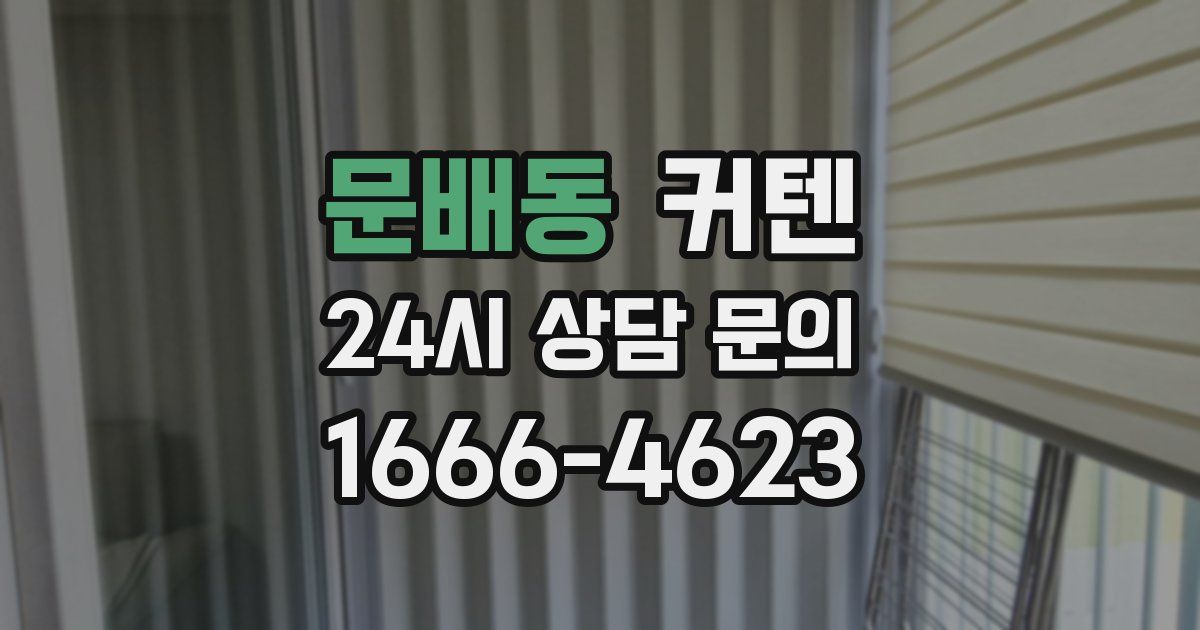 문배동 커텐