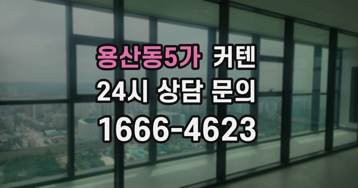 용산동5가 커텐