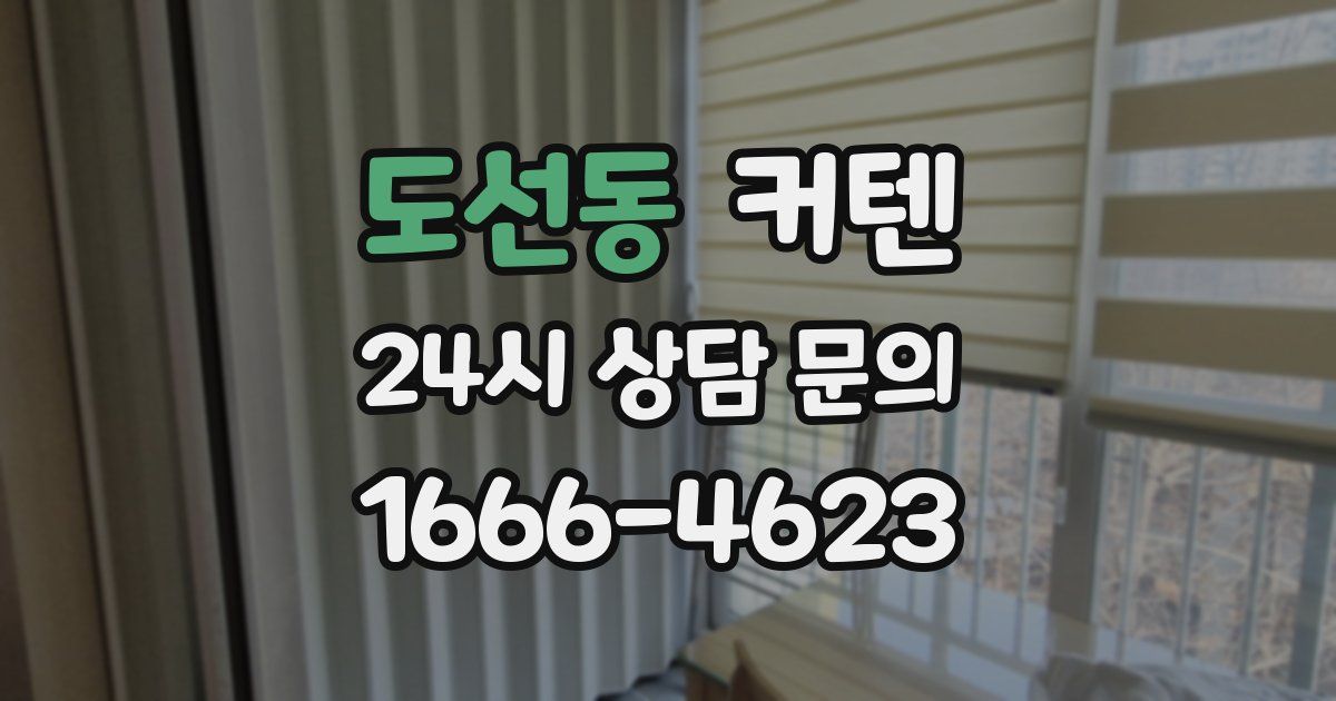 도선동 커텐