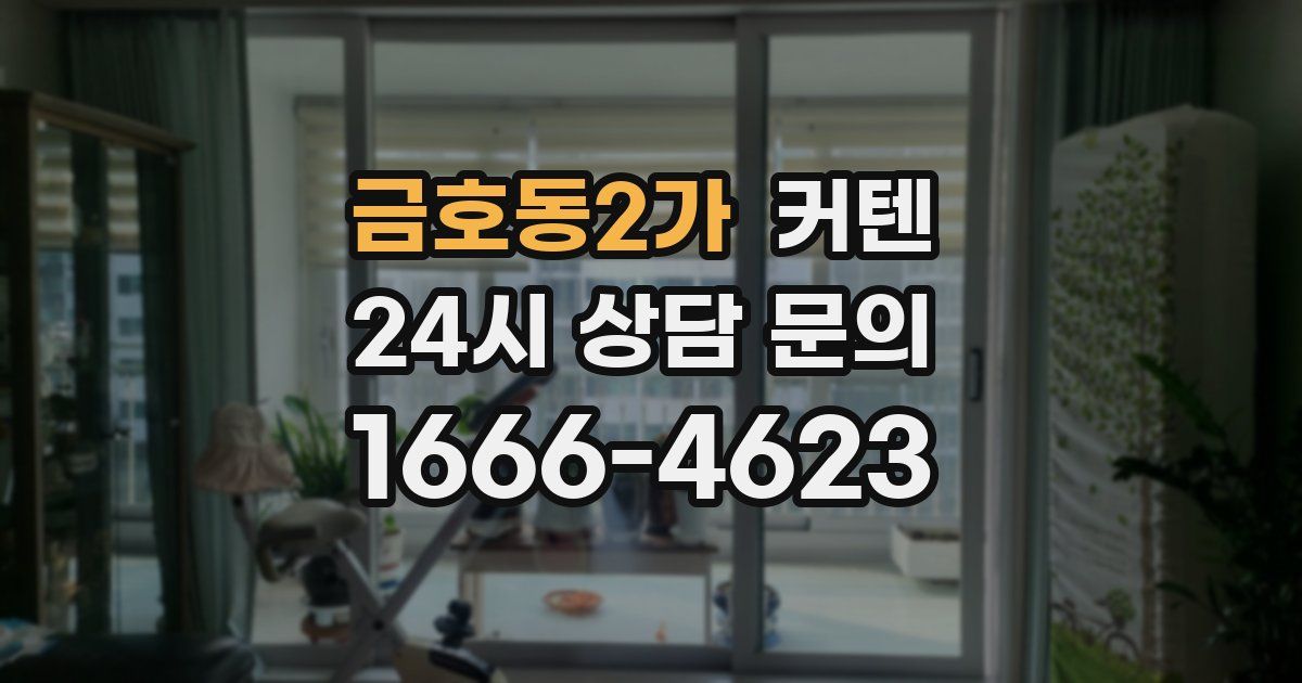 금호동2가 커텐
