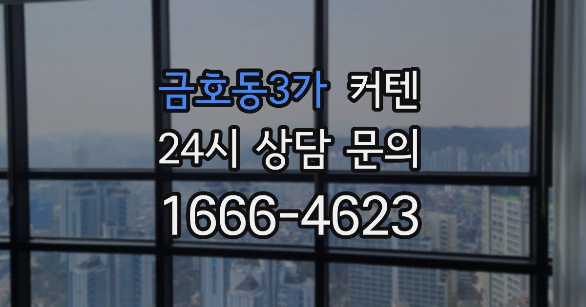 금호동3가 커텐
