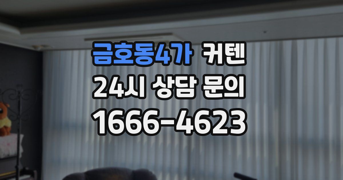 금호동4가 커텐