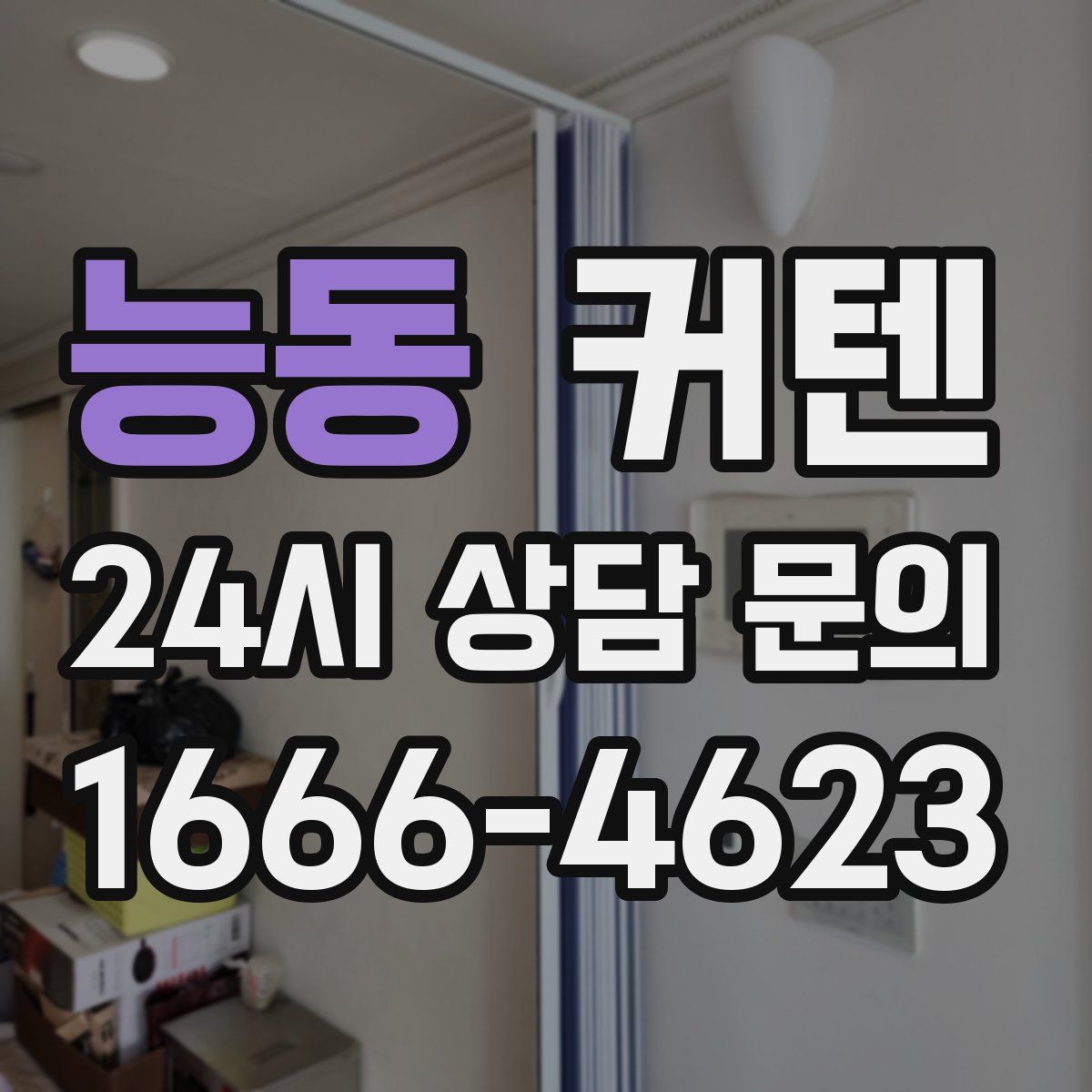 능동 커텐